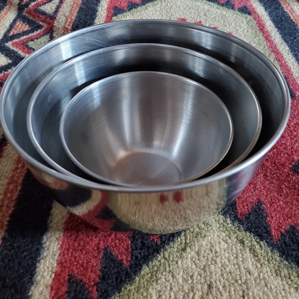 Revere Ware mixing bowls